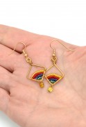 Tiny Rainbow Drop Earrings